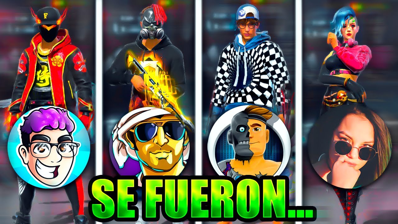 BUSQUE A LOS YOUTUBERS DE FREE FIRE QUE ABANDONARON SU CANAL Y ASI ESTAN EN 2022!! *TRISTE*