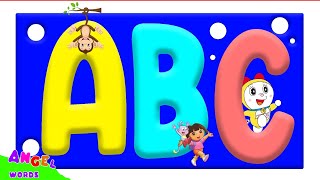 ABC learning videos from Angel Words  phonics song  preschool learning videos for 3 years old kids