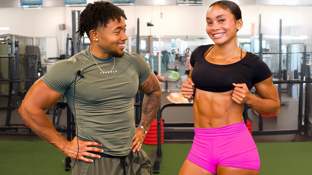 Hitting Abs With a Gym Baddie! Part 2 | ft. @Fitnesswithxiomara