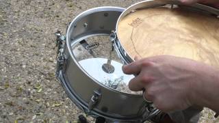How to mount the Forest King, the wooden drum head from Index Drums