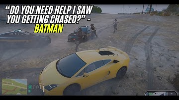 Batman helps Gisele after a Night Race | GTA 5 RP NoPixel 4.0
