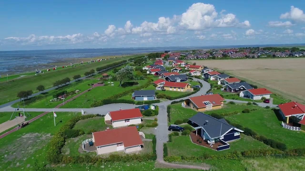 Das Nordseeheilbad Friedrichskoog Spitze im September 2018    4K