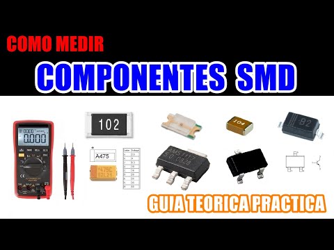 ✅ COMO MEDIR COMPONENTES ELECTRONICOS SMD - Guia TEORICA PRACTICA UTILIZADA EN LAS REPARACIONES