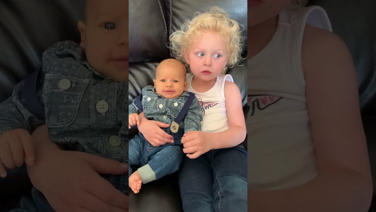 Mom Asks Toddler To Watch Baby Brother Her Reason For Not Being Able Is Funny 