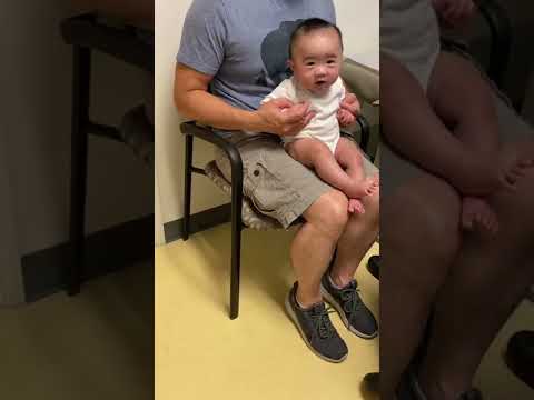 Baby Kai getting
