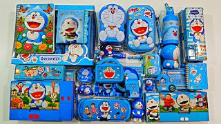 Luxury Doraemon Stationery Collection - Pencil Box, Pouch, Piggy Bank, Notebook, Sharpener, Geometry