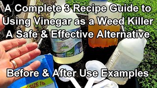 How to Use Vinegar as an Organic Garden Weed Killer: 3 Recipes, Different Strengths & Use Examples