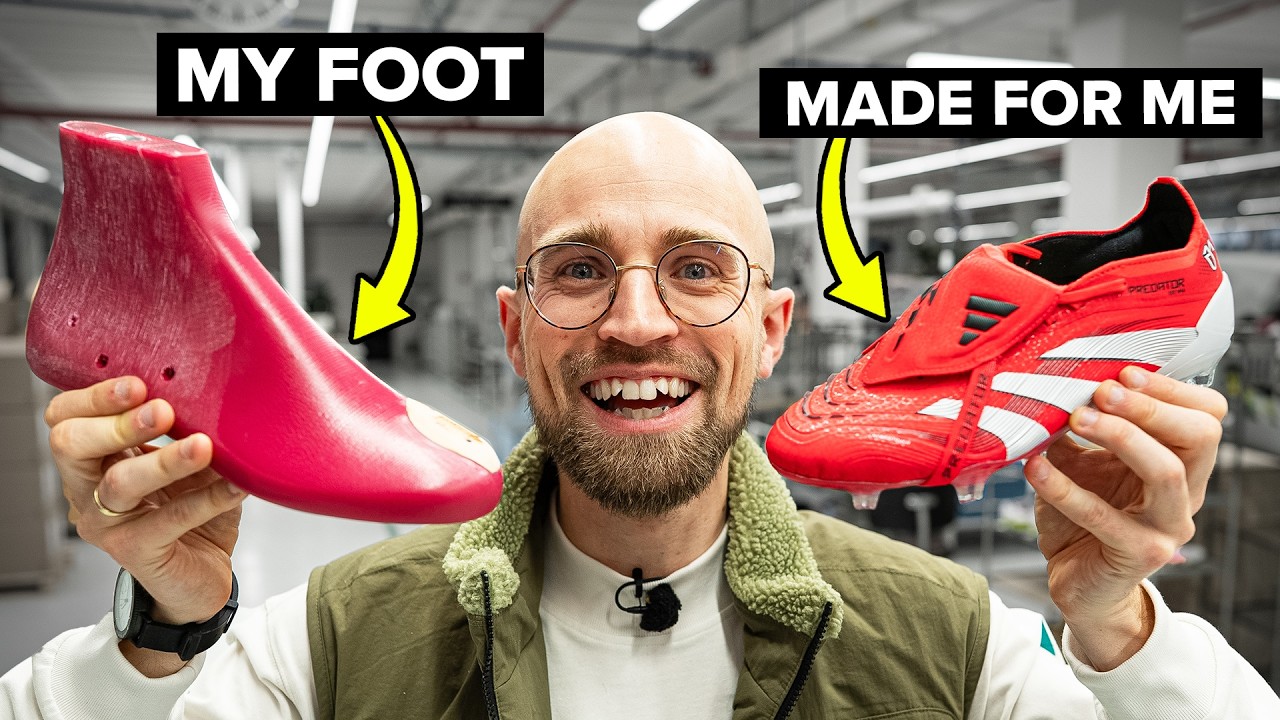 They built me CUSTOM boots JUST like they do for the PROs!