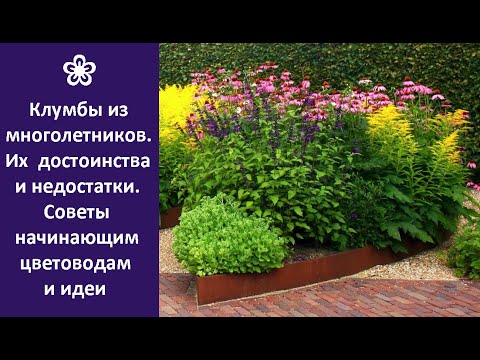 ❀ Клумбы из многолетников. Их достоинства и недостатки. Советы начинающим цветоводам и идеи