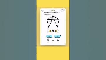 Brain Out Level 16 Answer | How many triangles are in a pentagram
