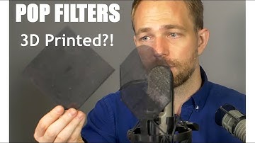 3D Printed Pop-Filters - Do they work?