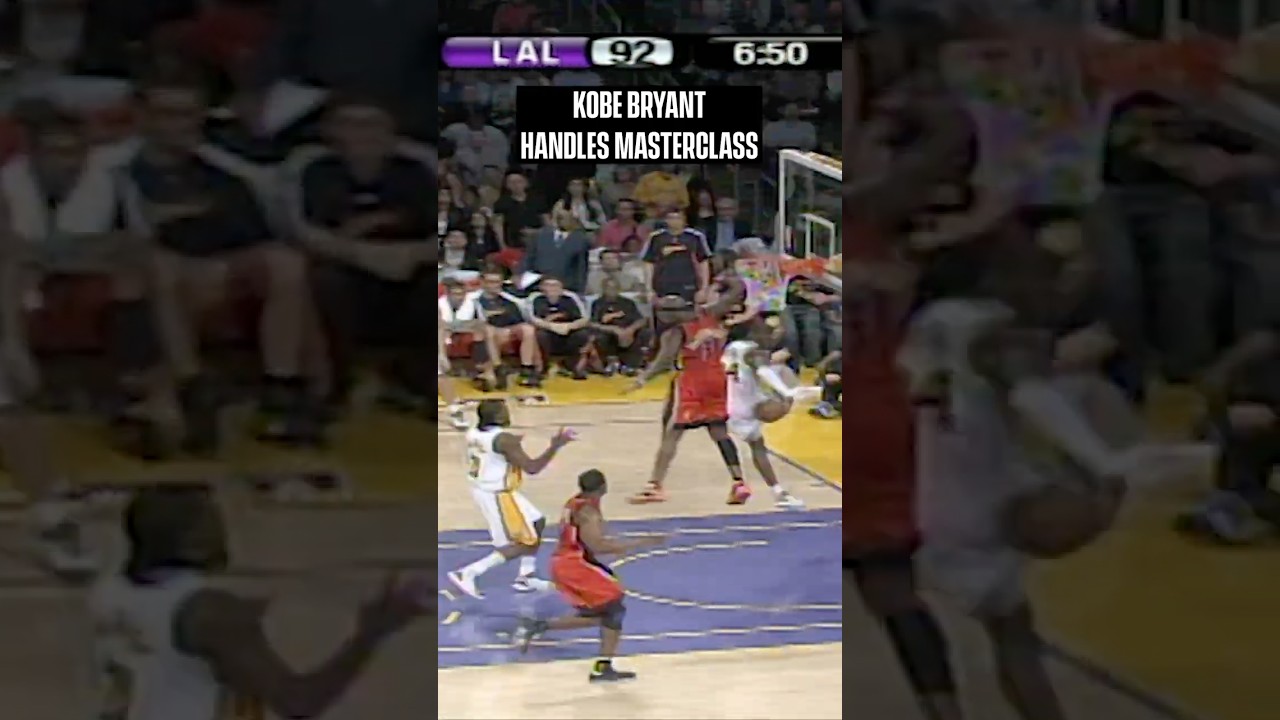 Kobe had the ball on a STRING #lakers
