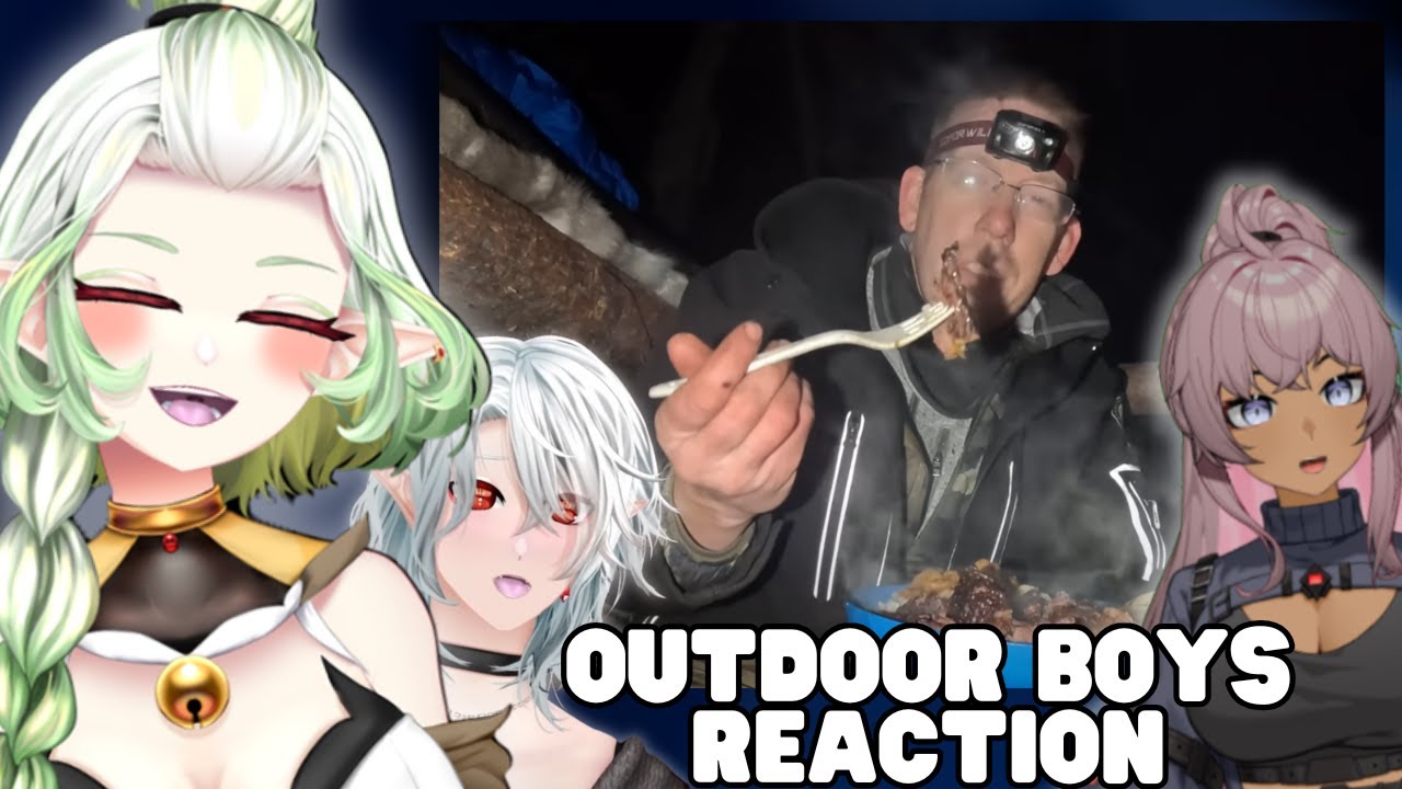 ЭТА ЕДА ВЫГЛЯДИТ ПОТРЯСАЮЩЕ!!! | Реакция VTubers | Outdoor Boys