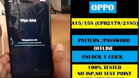 OPPO A15/A15s (CPH-2179/CPH-2185) Pattern Unlock | With MRT Dongle｜ 1 Click 100% Tasted  Offline