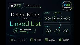 237. Delete Node in a Linked List | LeetCode Medium | C++ | Interview Trick Explained | Dry Run