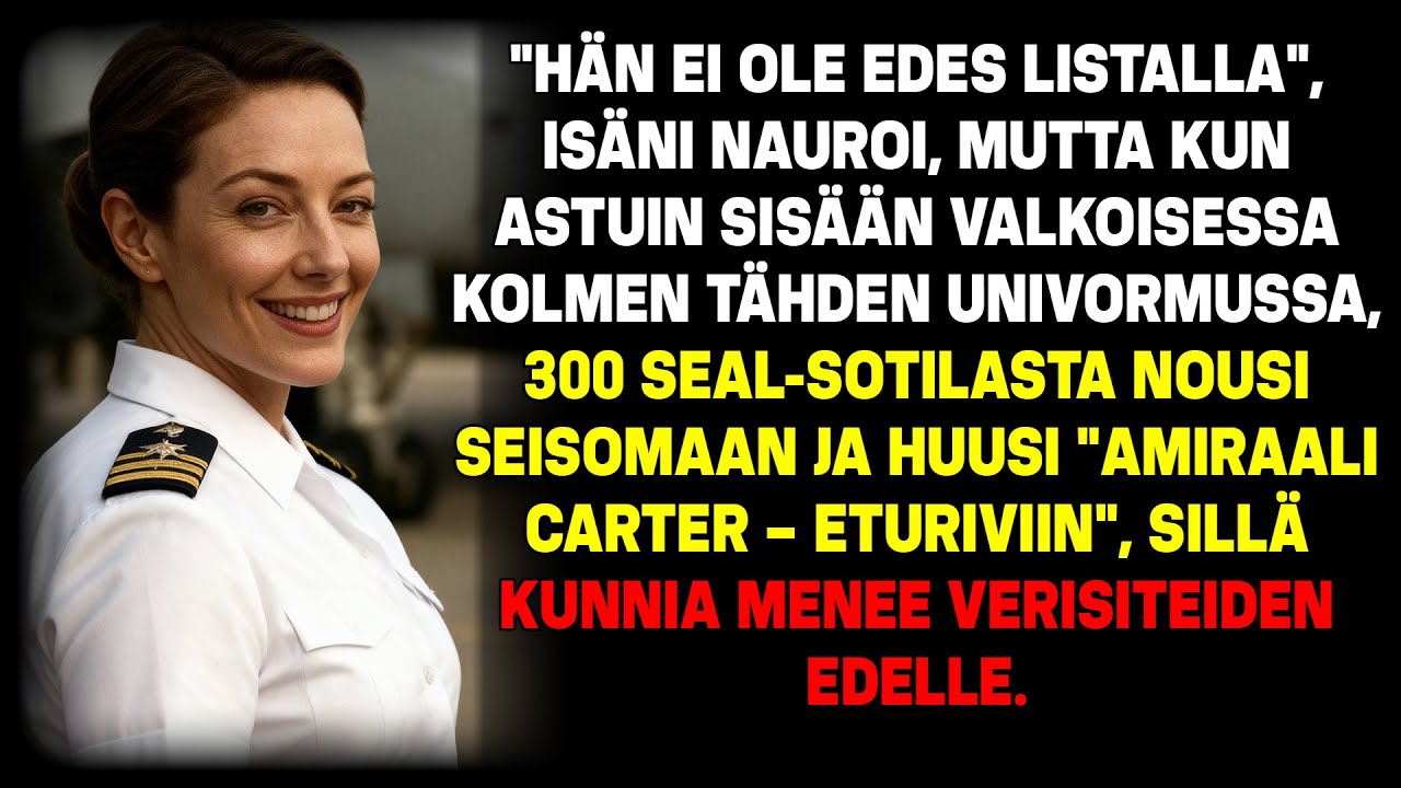 Isäni tapahtumaan en ollut kutsuttu – Kunnes 300 SEALia sanoi: 