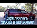 2024 toyota grand highlander  car mom tour