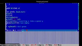 Implementation of BFS in C