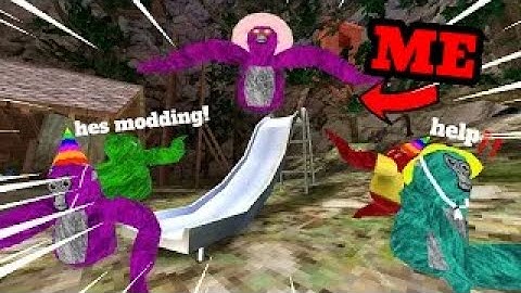 MOD TROLLING IN PUBS ON GORILLA TAG...(Funny Moments😂)