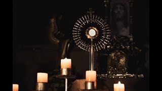 HORA SANTA JUEVES:  6:30 PM SANTA MISA.  7:00  PM ADORACIÓN EUCARÍSTICA