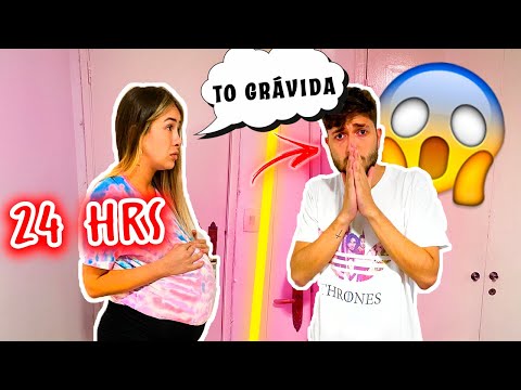 24 Hours PRETENDING to be PREGNANT! *I'm screwed*