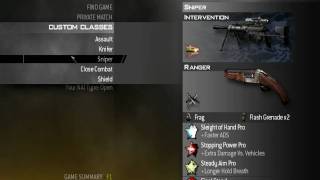 Call of Duty: MW2: Classes