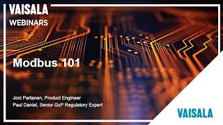 Introduction to the Modbus protocol - MODBUS-101 / Webinar teaser