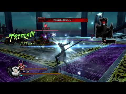 ［BASARA4皇］体力２倍　与ダメージ半減　将軍様を剣劇で一撃［剣劇x6］