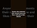 Comment ur channel name
