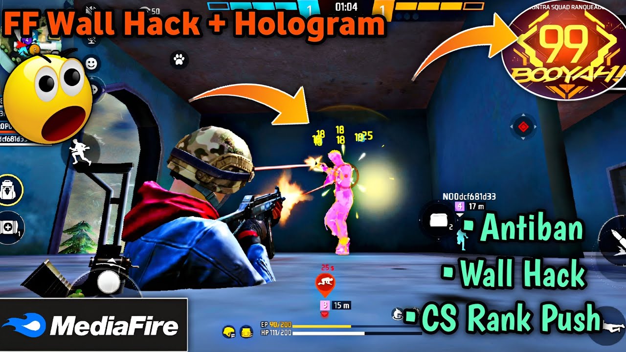 OB48 FF Wall Hack + Hologram | FF Wall Hack | FF Magic Bullet | FF ...