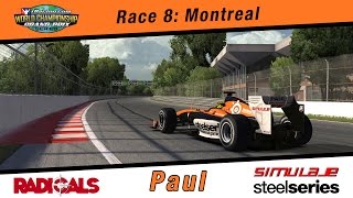 2015 iRacing World Championship GP Series - #8 - Circuit Gilles Villeneuve - Paul onboard