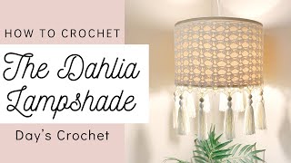 Easy Crochet Boho Lampshade
