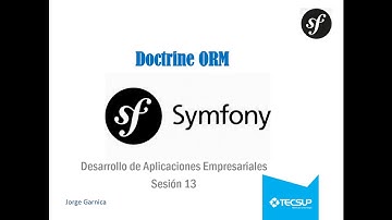 13 Symfony   Doctrine ORM