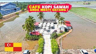 Travelog Ep-33 : Cafe Kopi Sawah Sipping Coffee With A View: Relaxing In The Lush Green Rice Fields!