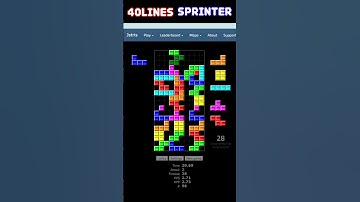[Tetris] Just a game of Tetris. 40Lines Sprinter. #15