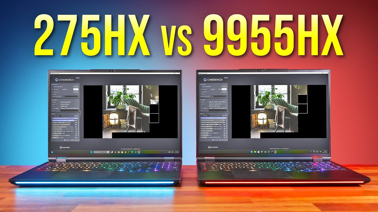 Jarrod'sTech - Intel Core Ultra 9 275HX vs AMD Ryzen 9 9955HX