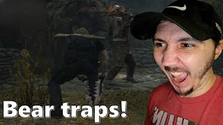 Resident Evil 4 Remake Bear trap Compilation