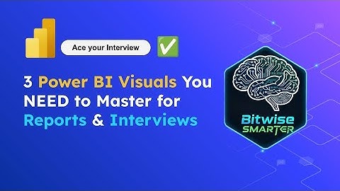 3 Power BI Visuals You NEED to Master! | Ace your Interviews and Reports
