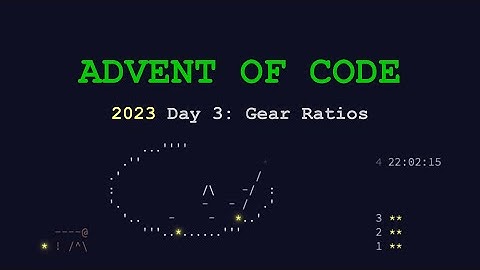 Golang | Advent Of Code 2023 | Day 3