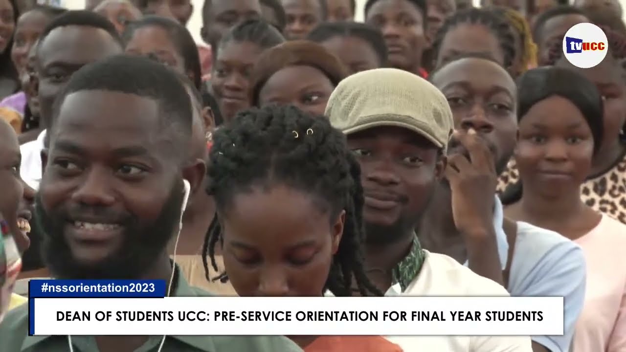 TVUCC Live Stream: DEAN OF STUDENTS UCC: PRE-SERVICE ORIENTATION FOR FINAL YEAR STUDENTS