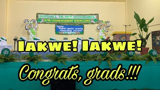 MARSHALL ISLANDS HIGH SCHOOL GRADUATION 2022 | CONGRATULATIONS! | MARSHALL ISLANDS