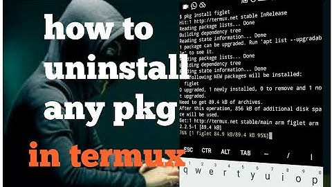 How to uninstall any packages in termux? || uninstall package in termux in Hindi