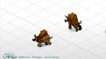 WAKFU MMO - MulouGarou animation set.