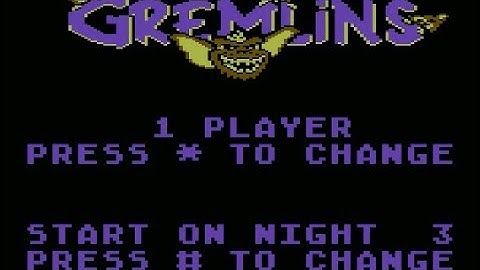 Gremlins - Atari 5200 (1984)