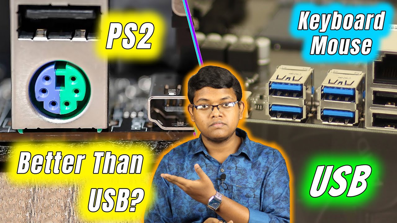 USB Vs PS2 Keyboard & Mouse! Does PS2 Is Better Than USB? - YouTube