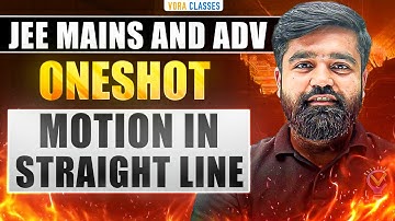 MOTION IN STRAIGHT LINE in One Shot: All Concepts and PYQs Covered| JEE Main and Advanced