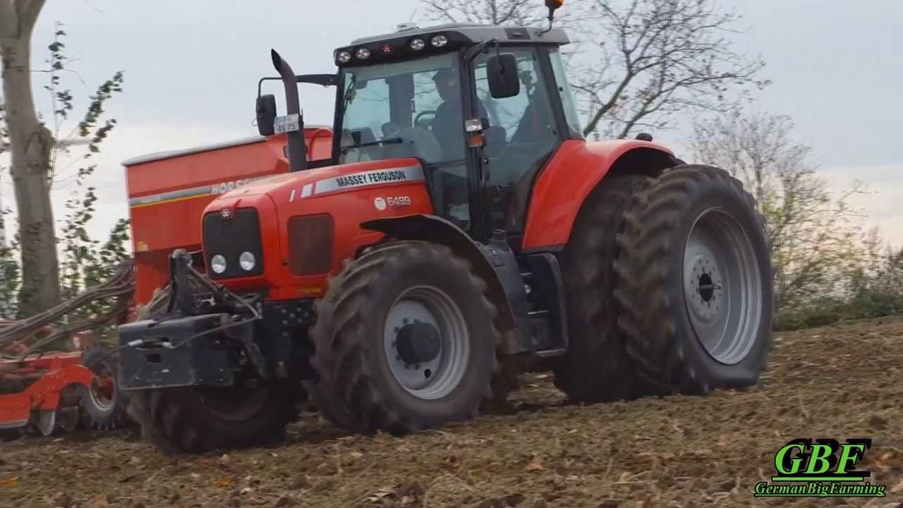 Massey Ferguson 6499 + Horsch Pronto 6DC - YouTube