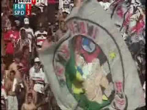 São Paulo 6 x 1 Flamengo - Brasileirão 2005