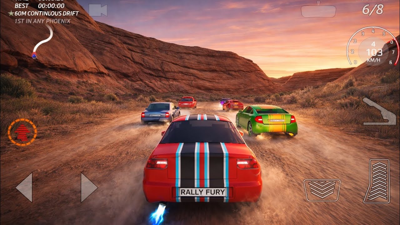 😈 Rally Fury Extreme Racing Game || Android Gameplay ios