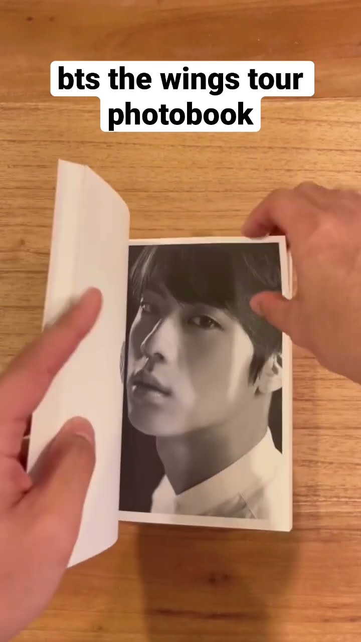 bts the wings tour photobook unboxing - YouTube